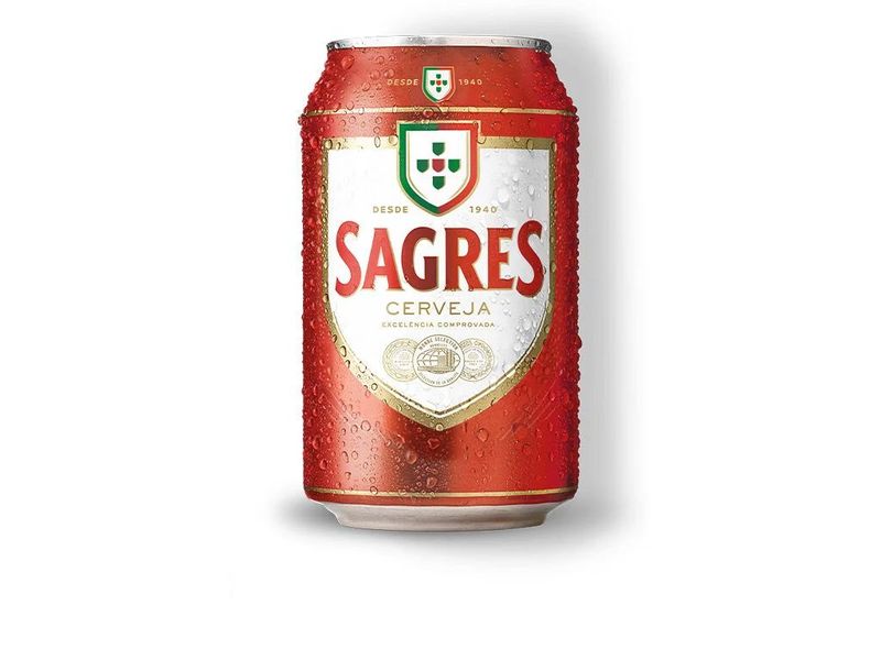 Cerveja Lata Sagres 33 cl